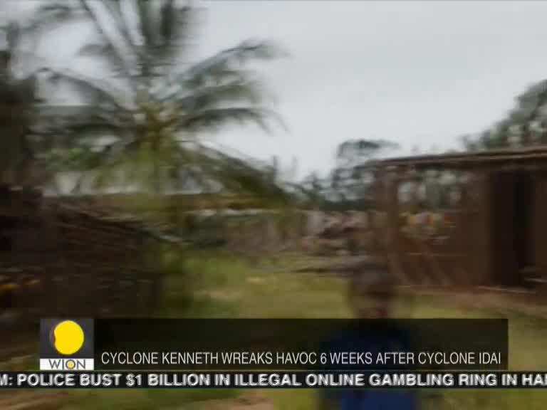 Cyclone Kenneth kills five, wrecks homes in Mozambique's northern coast