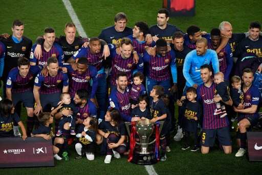 Messi fires Barcelona to eighth La Liga title in 11 years