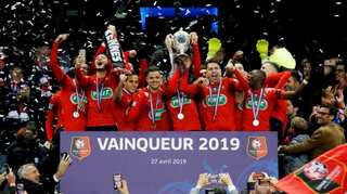 Rennes stun PSG to win French Cup on penalties