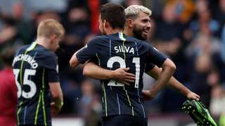 Sergio Aguero strikes as nervous Manchester City hold firm for win at Burnley