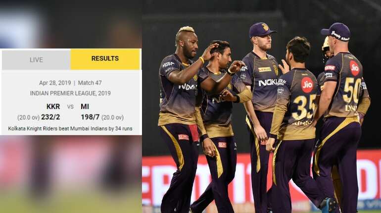 IPL 2019: Andre Russell shines as Kolkata beat Mumbai by 34 runs IPL 2019: Andre Russell shines as Kolkata beat Mumbai by 34 runs