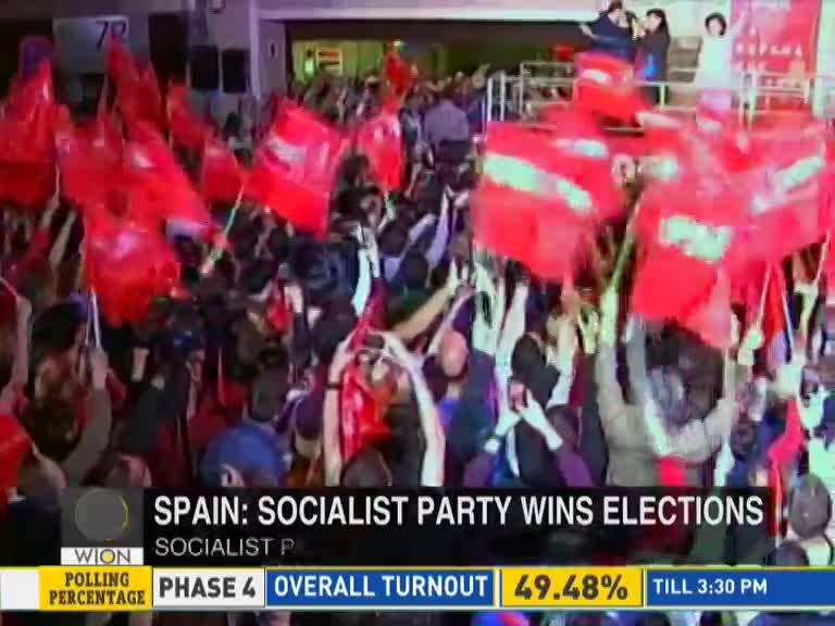 Spain election: PM Sanchez welcomes Socialists' win in election