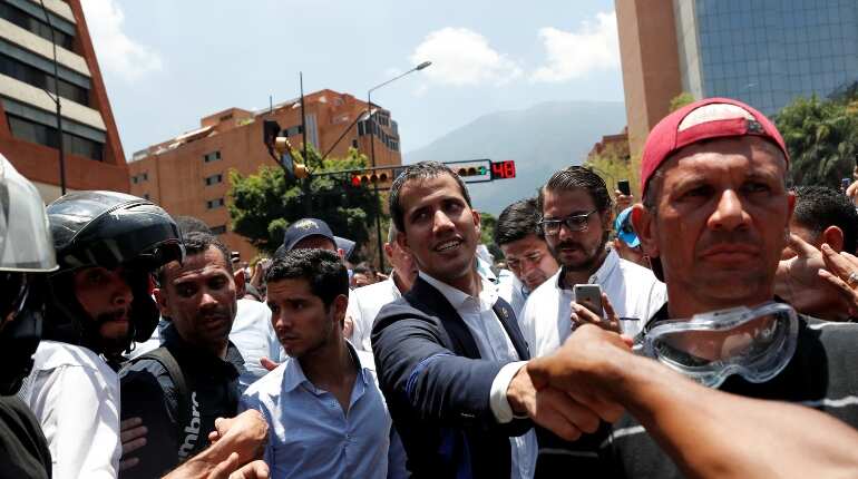Maduro appears with defence minister as Guaido calls to continue 'Operation Freedom'