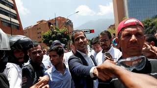 Maduro appears with defence minister as Guaido calls to continue 'Operation Freedom'