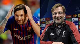 Messi 'best player ever' but we have a chance, says Klopp ahead of UCL tie