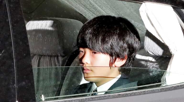 12-year-old Hisahito is second in line
