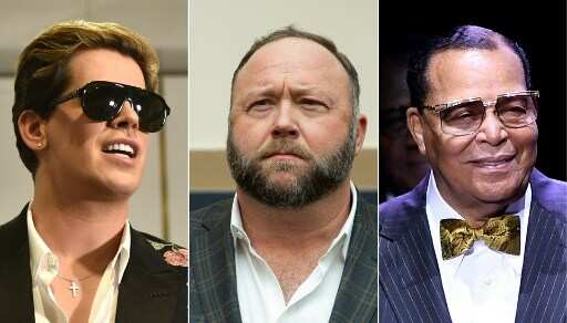 Facebook bans Louis Farrakhan, Alex Jones and Milo Yiannopoulos