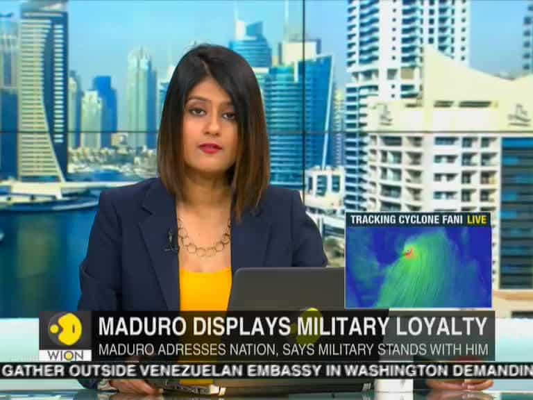 President Nicolás Maduro displays military loyalty