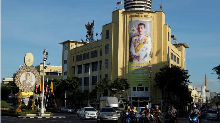 The royal patron of Buddhism