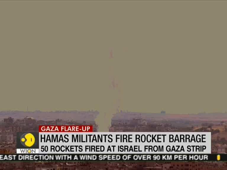 50 rockets fired at Israel from Gaza strip