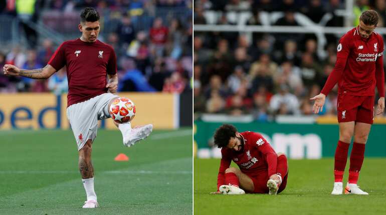 Liverpool's Roberto Firmino out of Barcelona visit, Mohamed Salah at risk