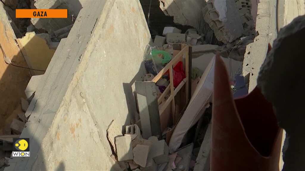 Gaza residents awake to sites of destruction on first day of Ramadan
