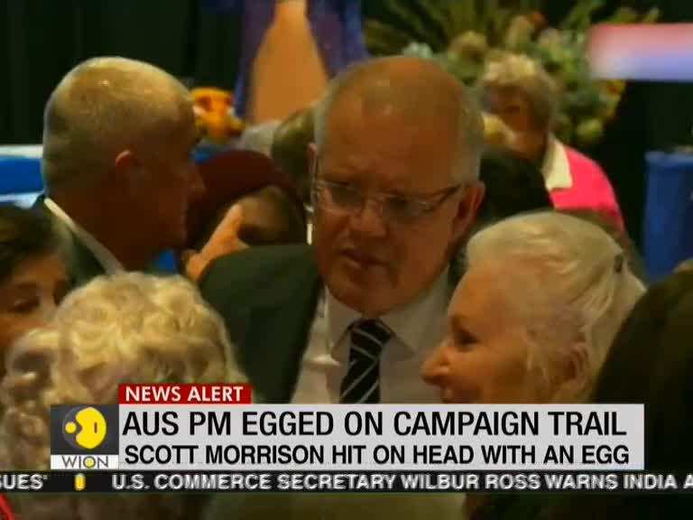 Australia: Protester charged for striking PM Scott Morrison with an egg