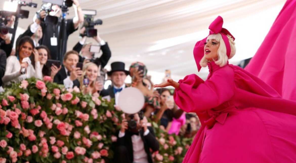 Her gown an ode to the theme