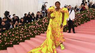 Sports stars Serena Williams and Lewis Hamilton attend the Met Gala