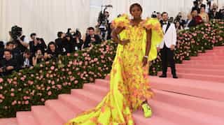 Sports stars Serena Williams and Lewis Hamilton attend the Met Gala