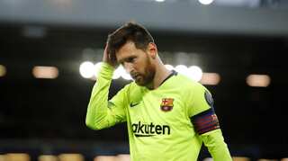 Lionel Messi broke down in tears in dressing room after Barcelona's Champions League exit