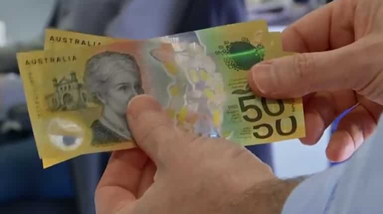 Typo found on Australian fifty dollar note