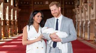Meghan Markle, Prince Harry share first picture of newborn on Father's Day
