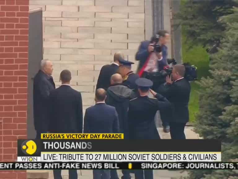 Russia showcases its military might