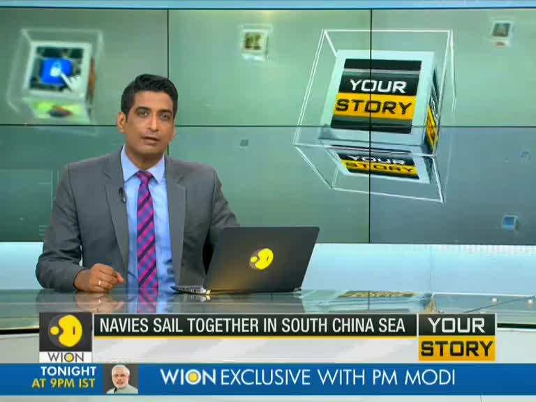 US, India, Japan, Philippine navies sail together in South China Sea