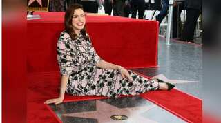 Anne Hathaway honoured with star in Hollywood