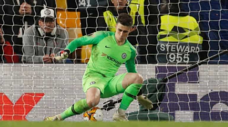 Arrizabalaga's keeping skills save Chelsea