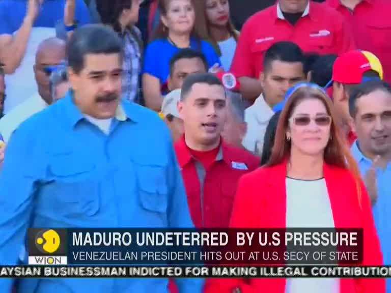 Venezuelan President hits out at US secretary of state