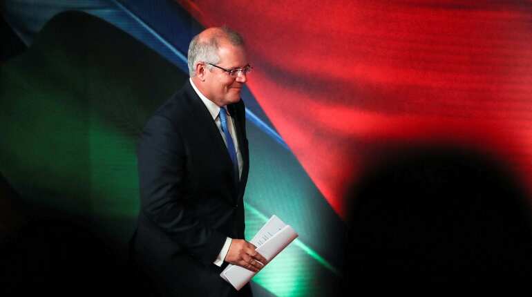 Australia's PM launches official campaign six days out from election