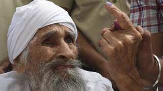 Lok Sabha polls phase 6: 111-year-old oldest voter of Delhi casts his vote