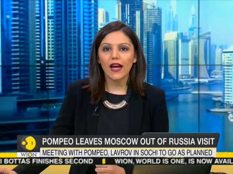 Pompeo leaves Moscow out of Russia Visit