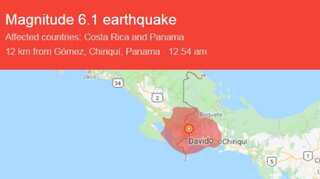 Earthquakes in Panama leave five injured, minor damage