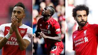 Liverpool's Mane, Salah share Golden Boot with Arsenal's Aubameyang