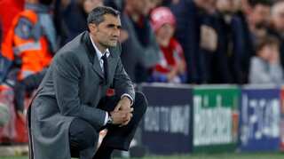 Ernesto Valverde 'never thought about resigning'