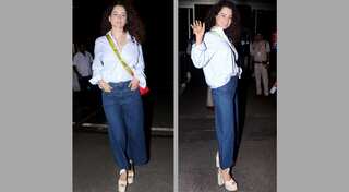 Kangana Ranaut spotted leaving Mumbai for Cannes Film Festival 2019