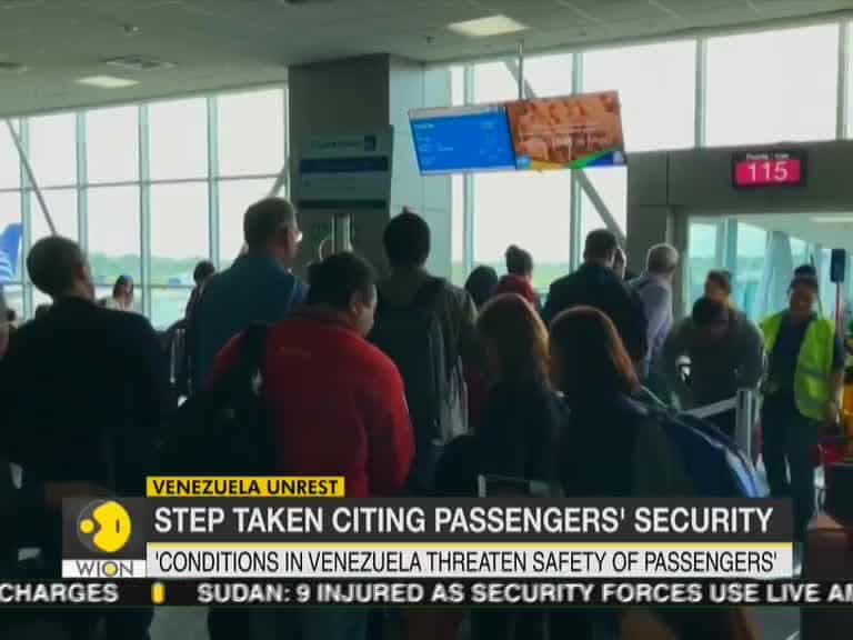 US suspends flights to venezuela, accused of violating International law