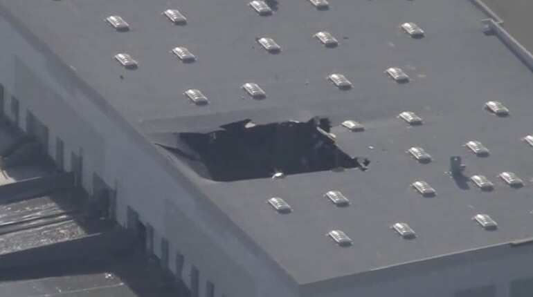 US: F16 crashes into warehouse at California military base, pilot ejects