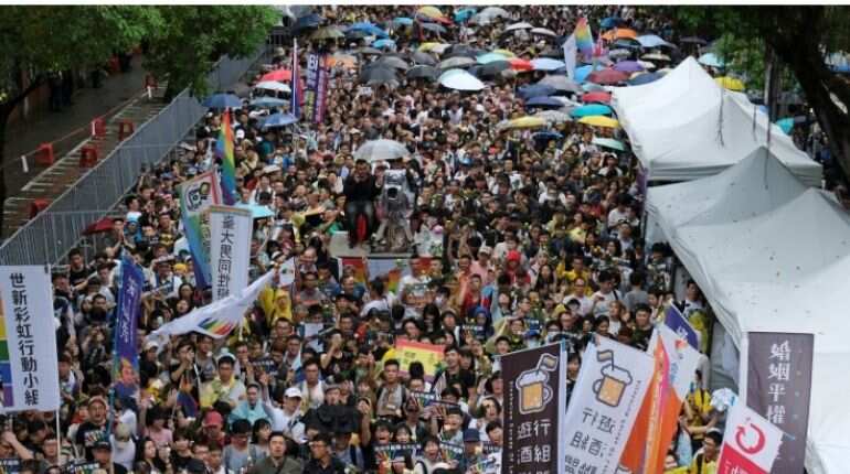 Gay pride parade