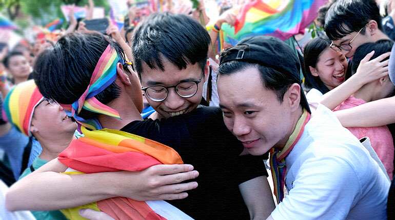 Taiwan's parliament becomes first in Asia to legalise gay marriage