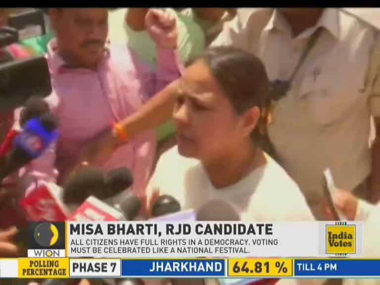 RJD Candidate Misa Bharti request women voters to come out and vote in huge numbers