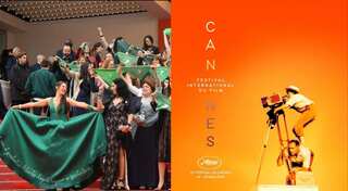 Abortion rights protest held on Cannes 2019 red carpet