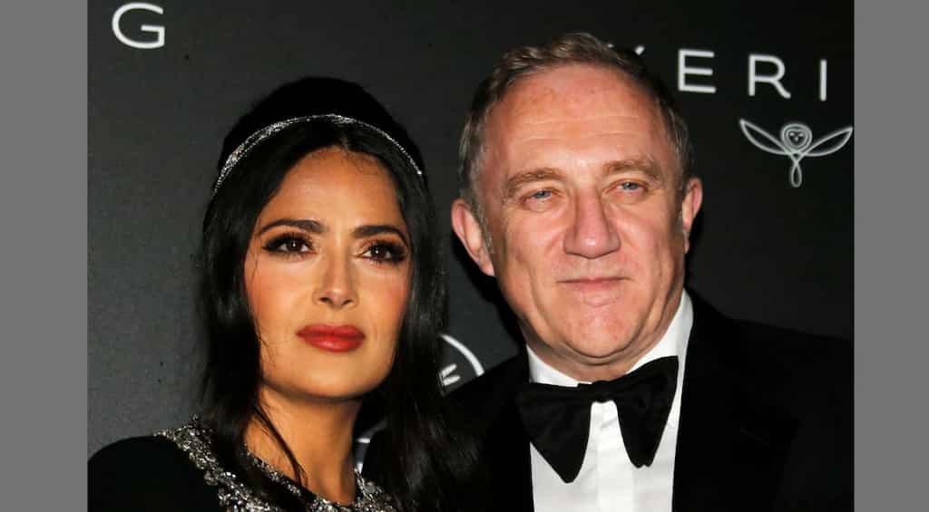 Salma Hayek reacts to rumours of marrying businessman François-Henri Pinault for money