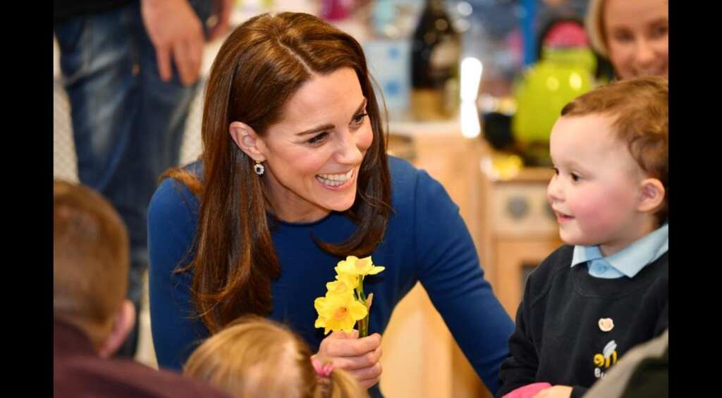 Britain's Duchess Kate designs woodland garden at Chelsea Flower Show