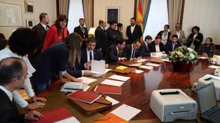 Spain's Catalan separatists let out of jail for induction as MPs