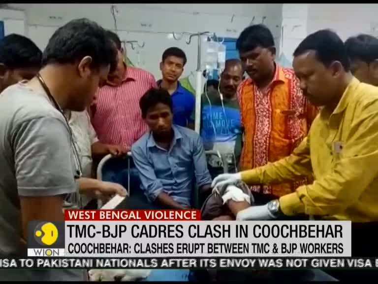 Clashes erupt between TMC & BJP workers in West Bengal's Kooch Behar