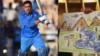 Watch: MS Dhoni reveals 'childhood dream' of becoming painter, shares few artworks
