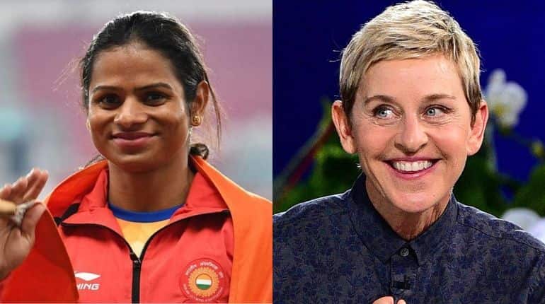 Ellen DeGeneres hails Dutee Chand's courage, says she's 'proud' of the athlete Ellen DeGeneres hails Dutee Chand's courage, says she's 'proud' of the athlete