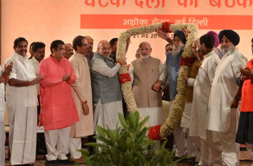 At NDA meeting, PM Modi expresses concern over 'needless controversy' over EVMs by opposition
