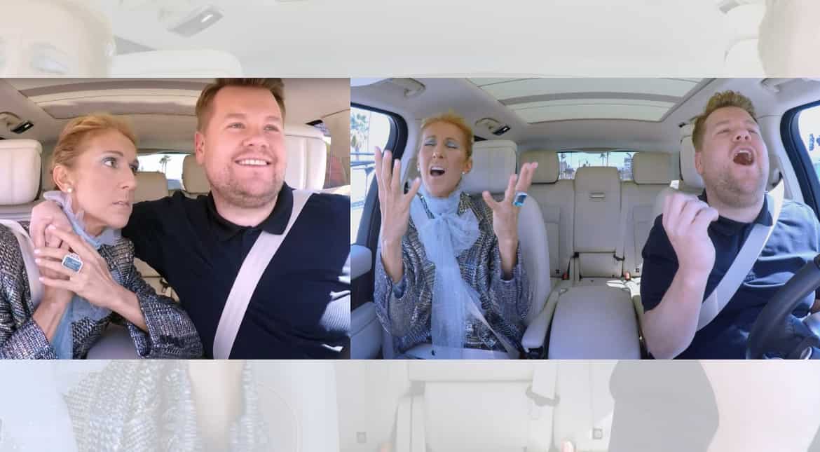 Celine Dion and James Corden bring 'Titanic' vibes to 'Carpool Karaoke'
