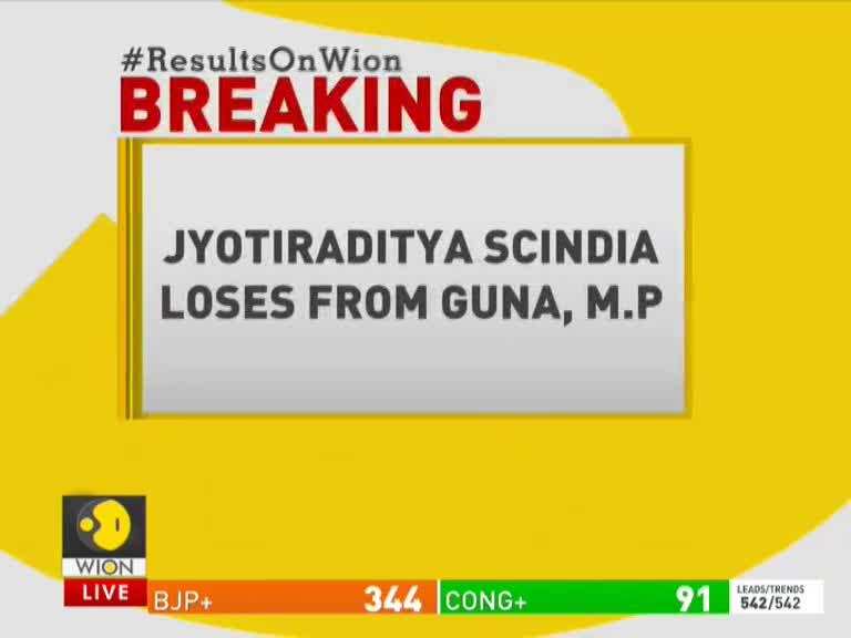 Jyotiraditya Scindia loses family baston Guna, Madhya Pradesh